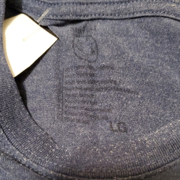 Nirvana Blue T-Shirt with Yellow Logo - Picture 2 of 5